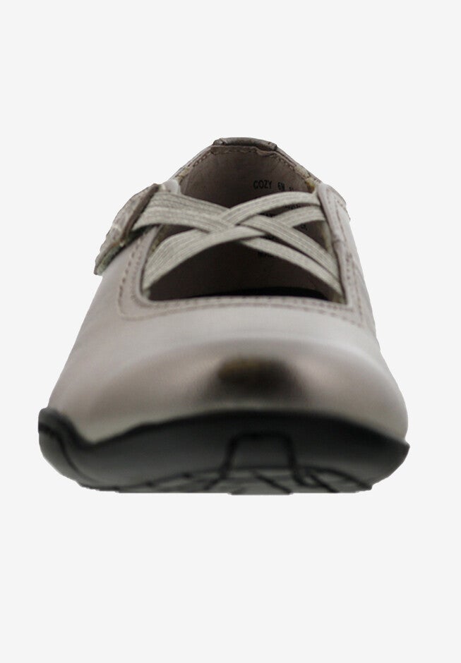 Cozy Cross-Strap Flat, , alternate image number 4