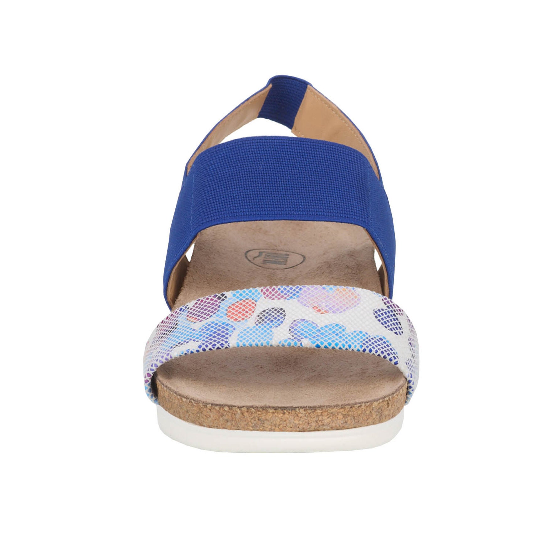 Maeve Stretch Strap Sandal, BLUE WHITE PURPLE, alternate image number 3