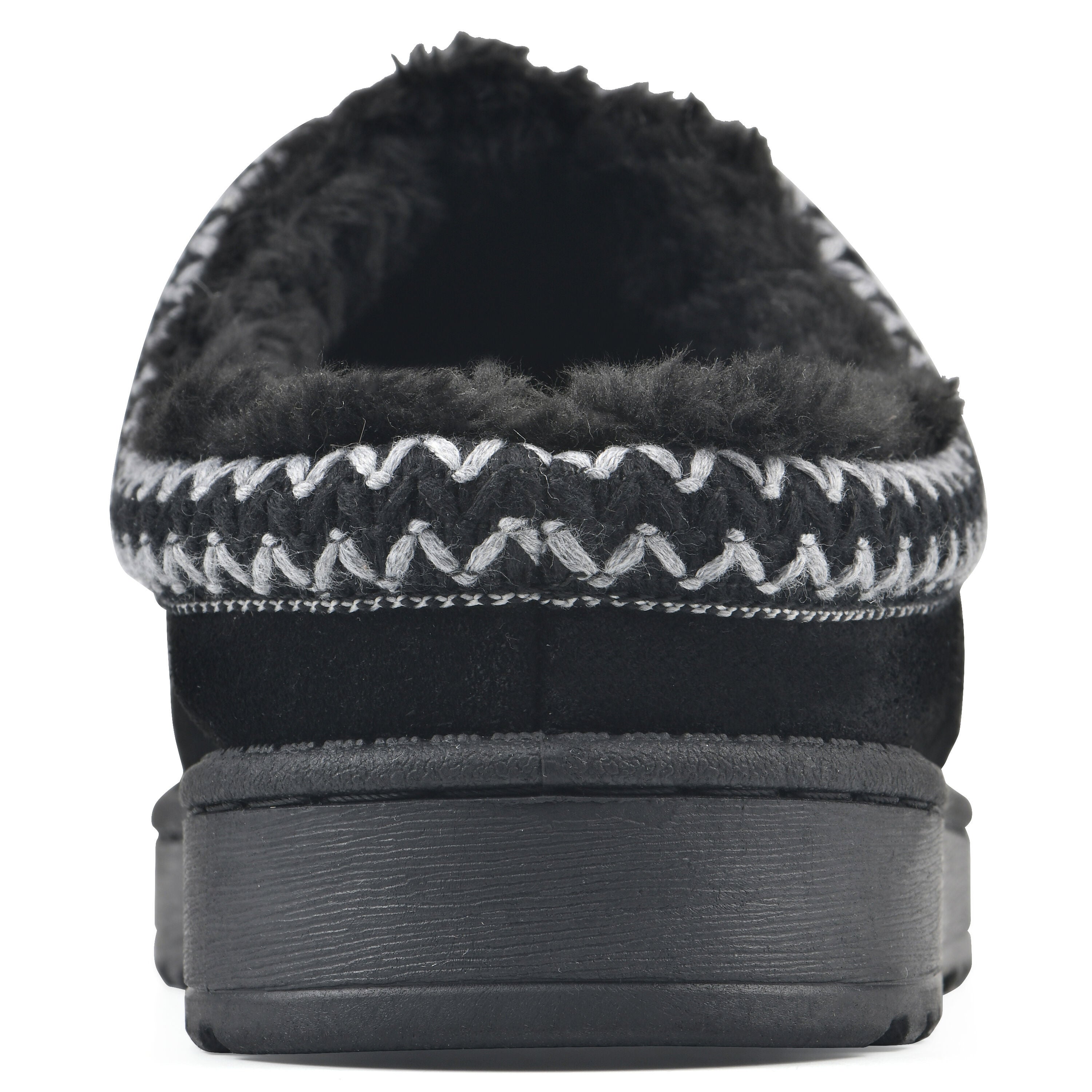 Icebin Clog Slipper, BLACK FABRIC, on-hover image number 1