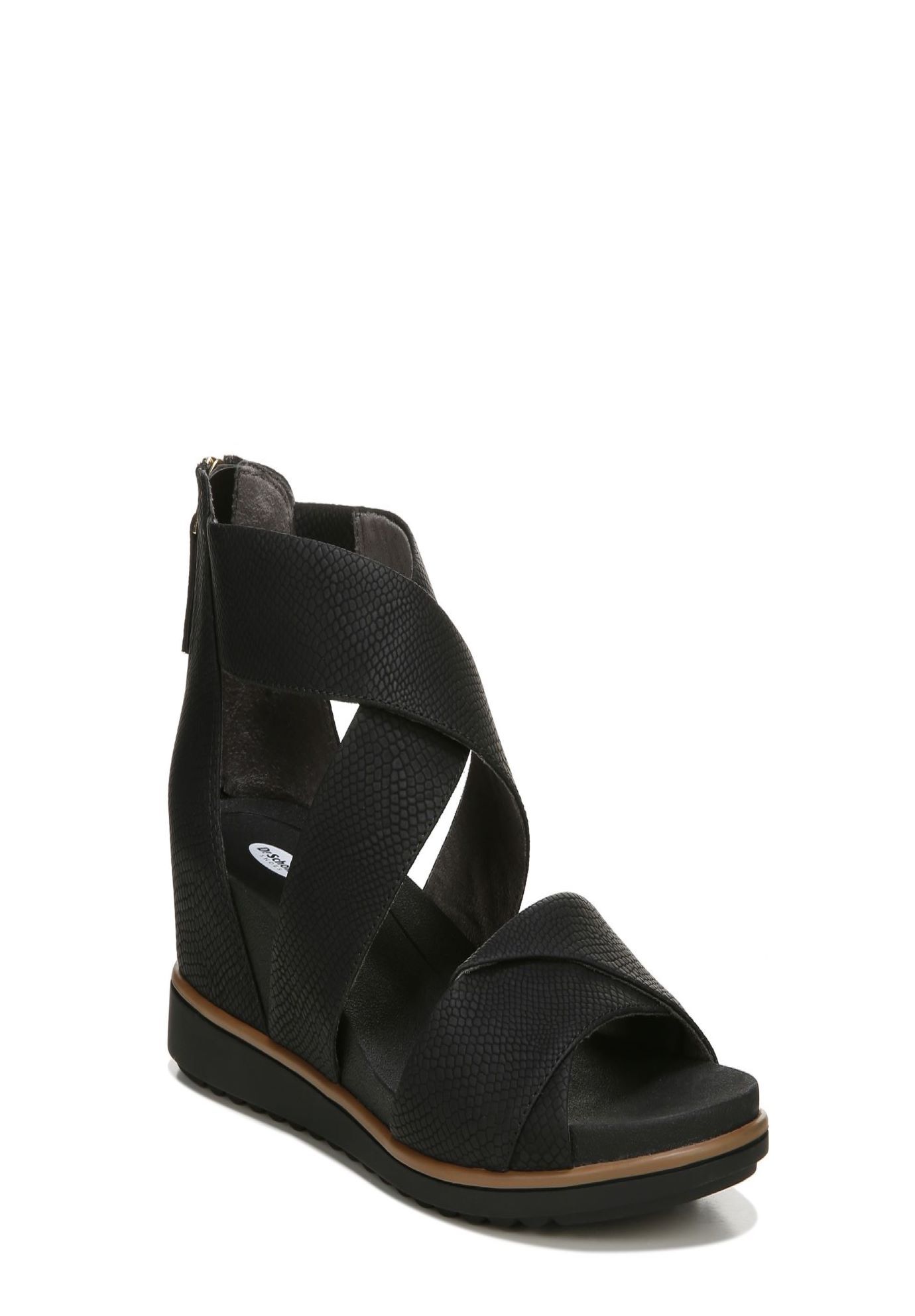 Golden Hour Sandals, BLACK SNAKE, hi-res image number 0