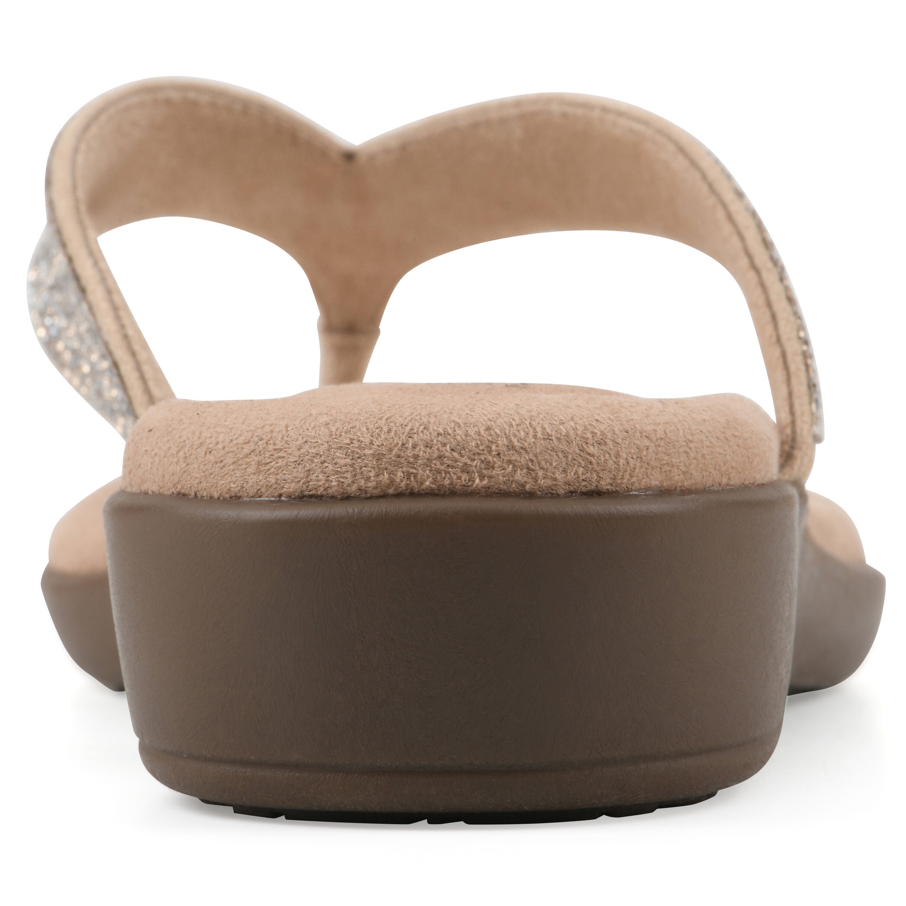 Becharm Thong Sandal, GOLD FABRIC, on-hover image number 1