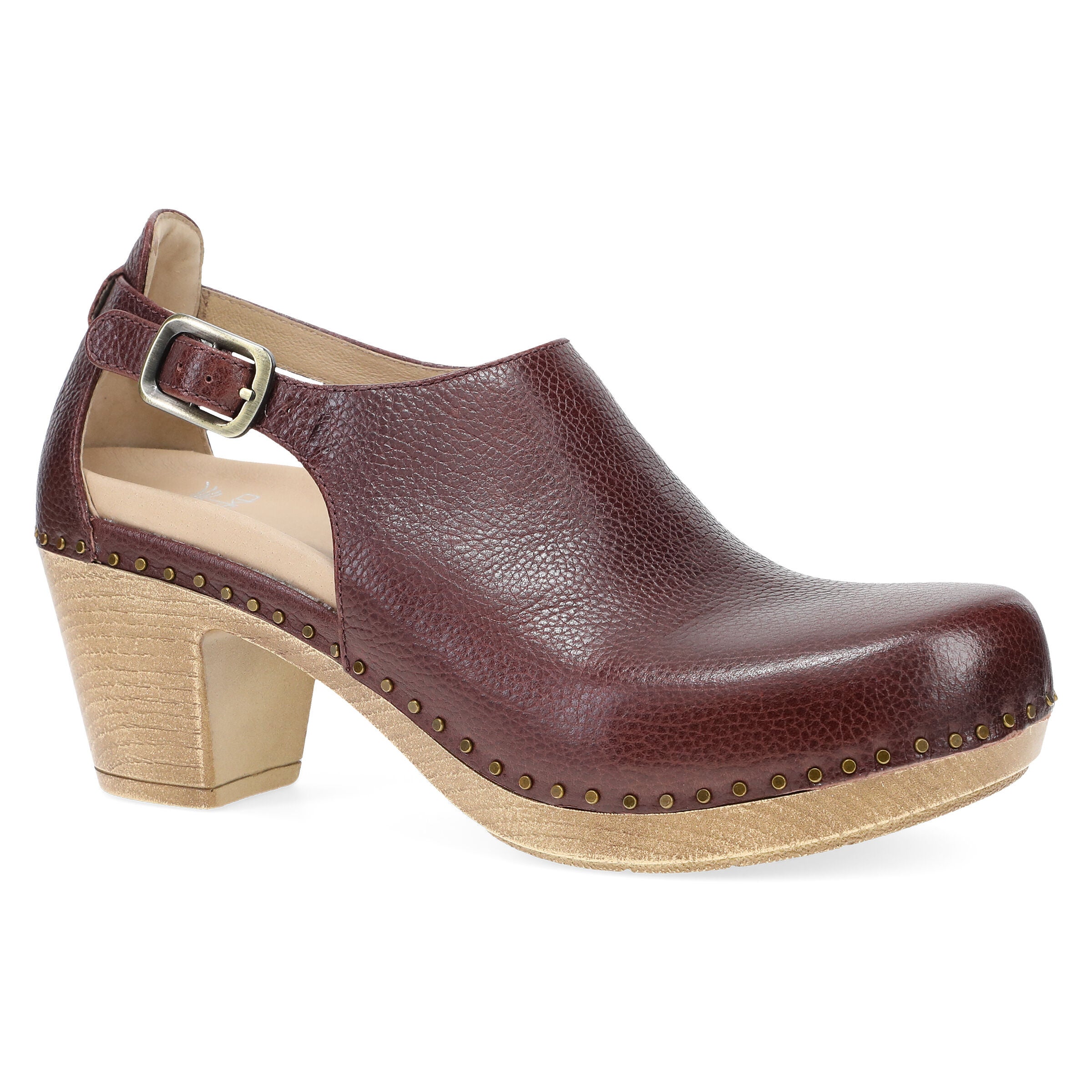 Sassy Slip On Heel, CORDOVAN, hi-res image number 0