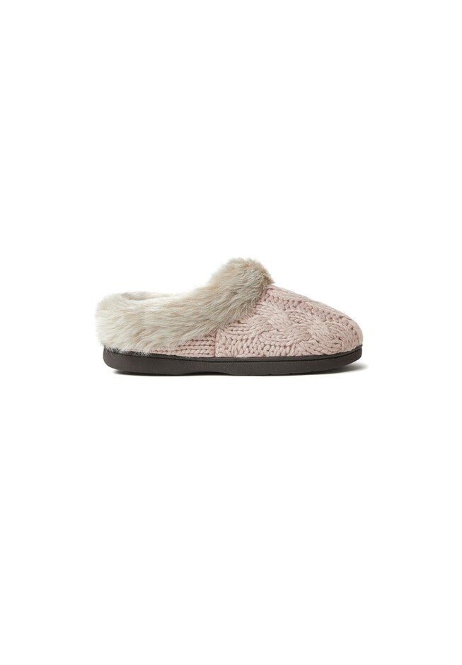 Claire Cable Knit Chenille Clog, , alternate image number 5
