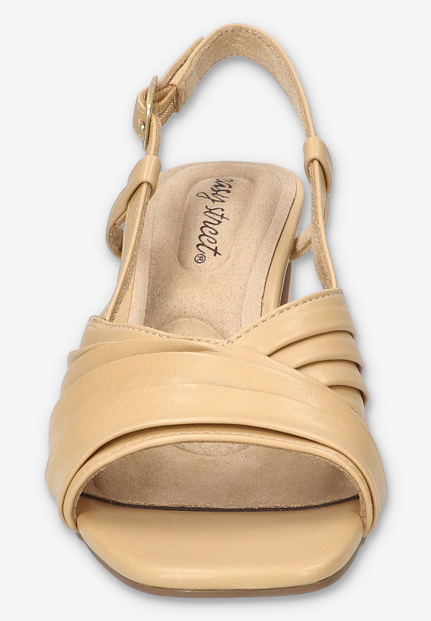Lucie Square Toe Sandal, BEIGE, on-hover image number 1