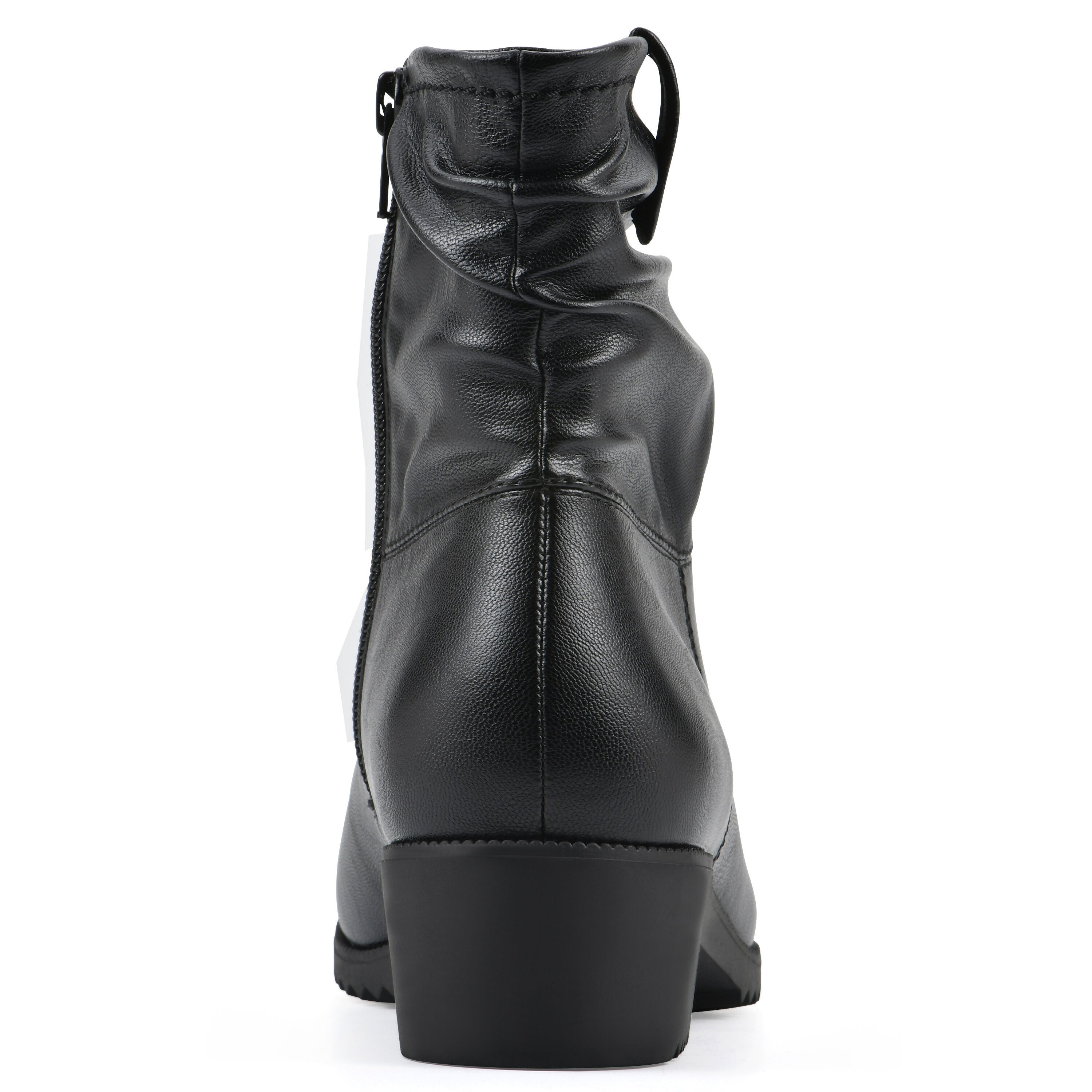 Dunia Bootie, BLACK SMOOTH, on-hover image number 1