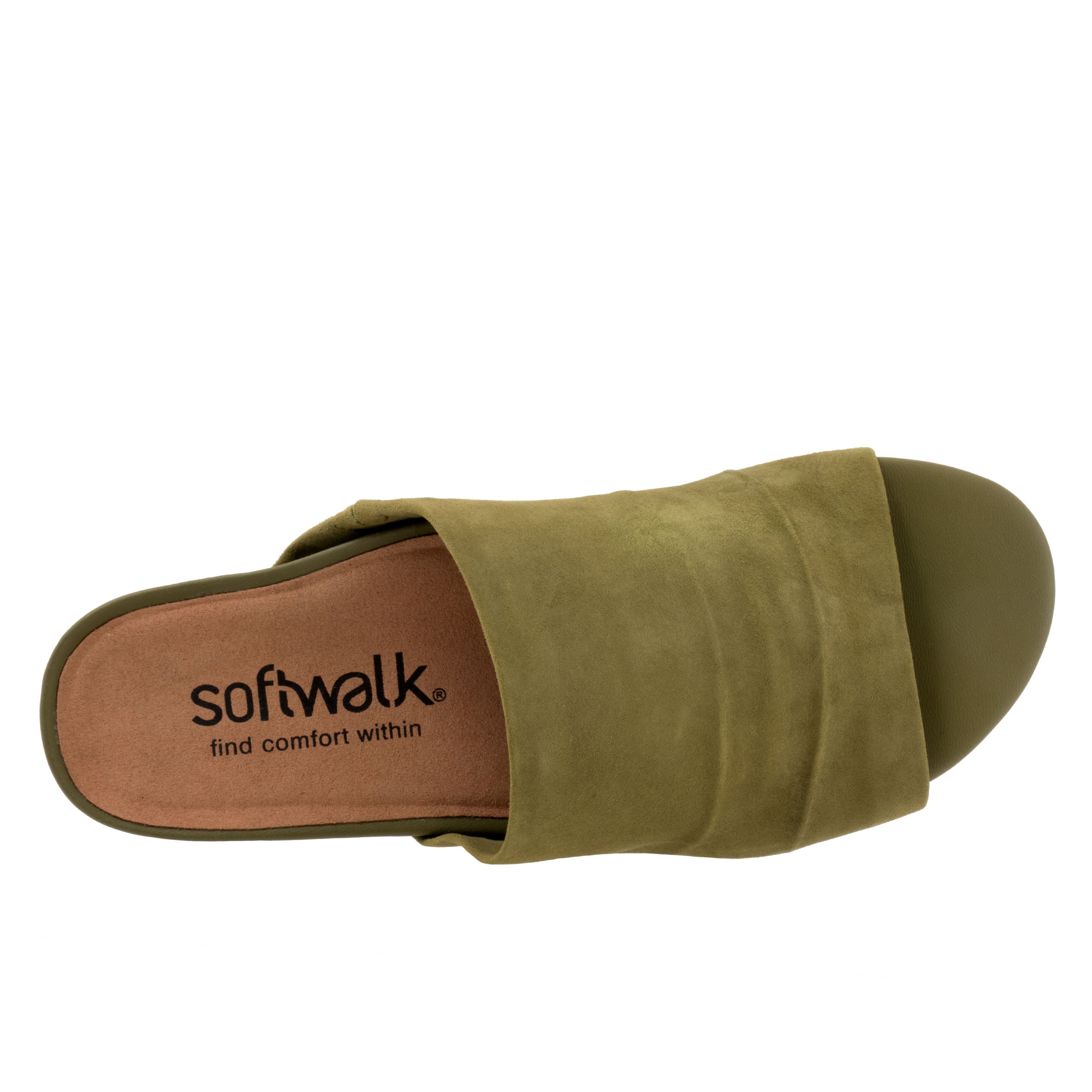 Camano Sandal, OLIVE SUEDE, alternate image number 3