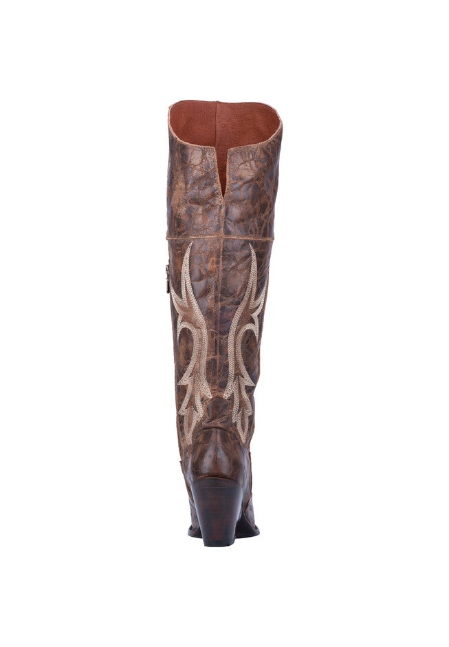Jilted Over The Knee Western Boot, , on-hover image number null