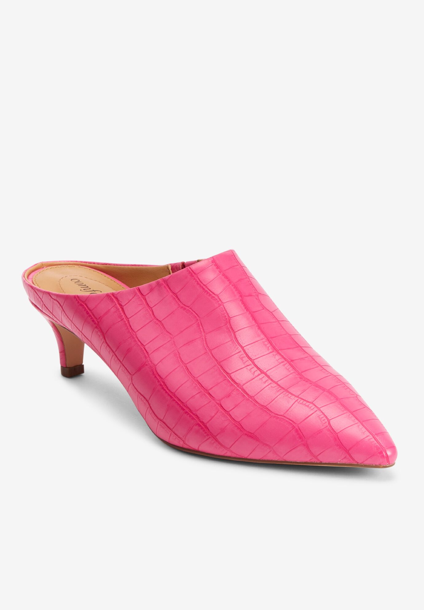 wide width mule heels