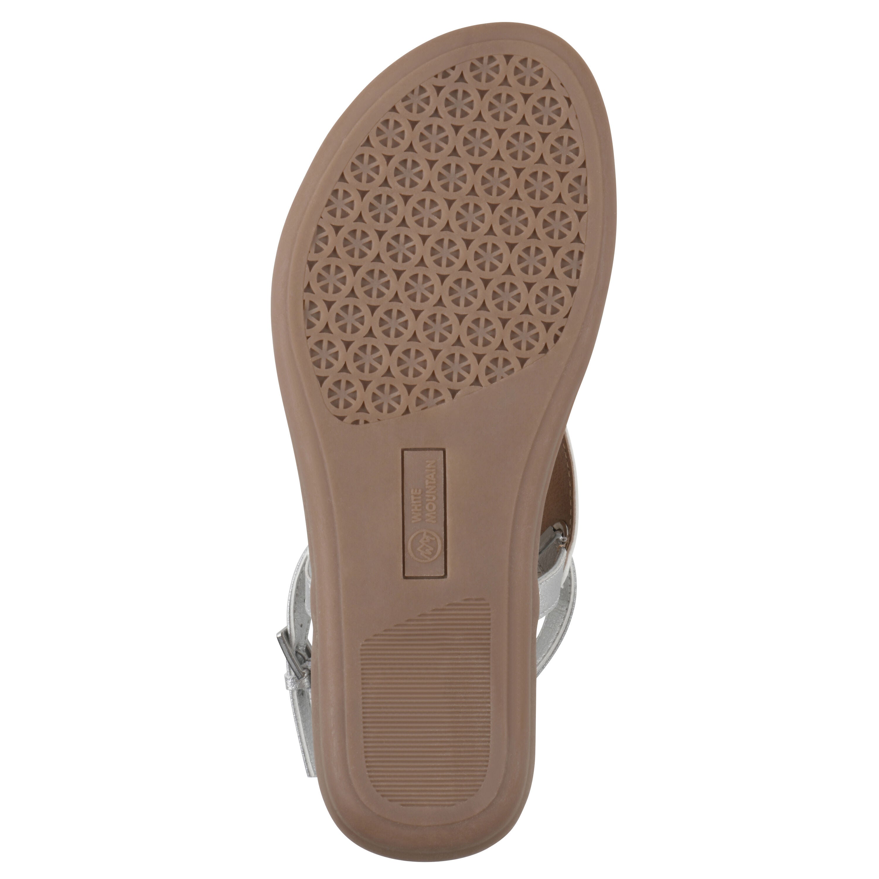 Lifted Backstrap Sandal, WHITE SMOOTH, alternate image number 5