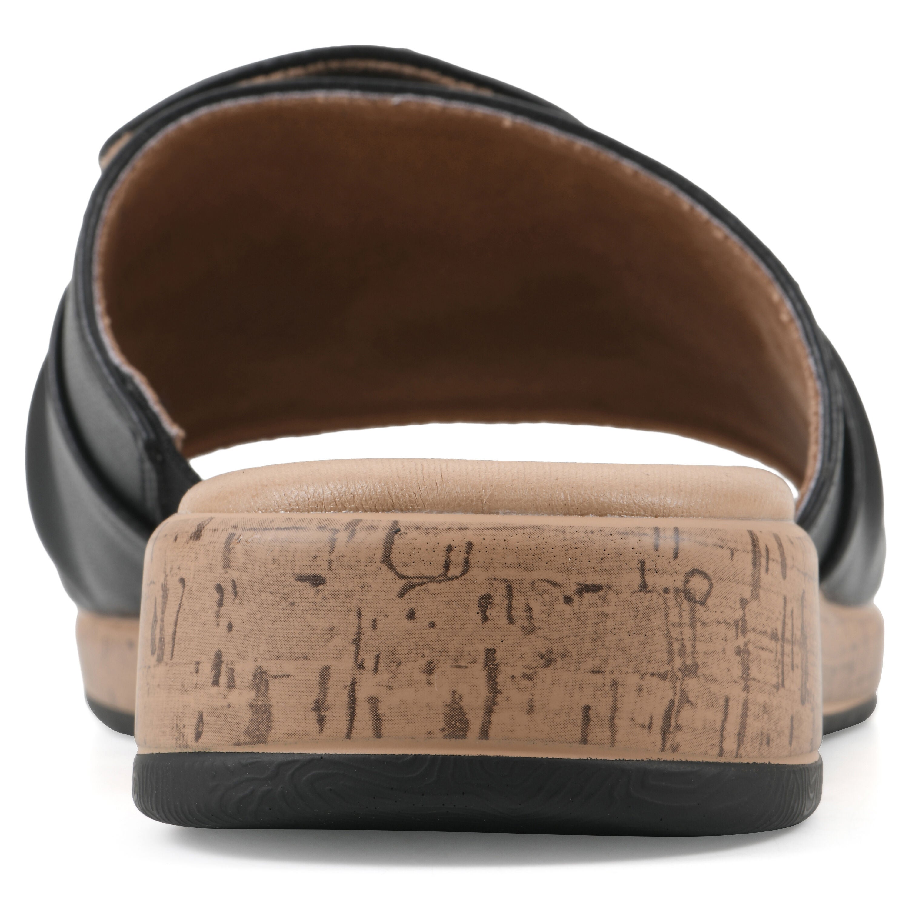 Bonelle Slide Sandal, BLACK SMOOTH, on-hover image number 1