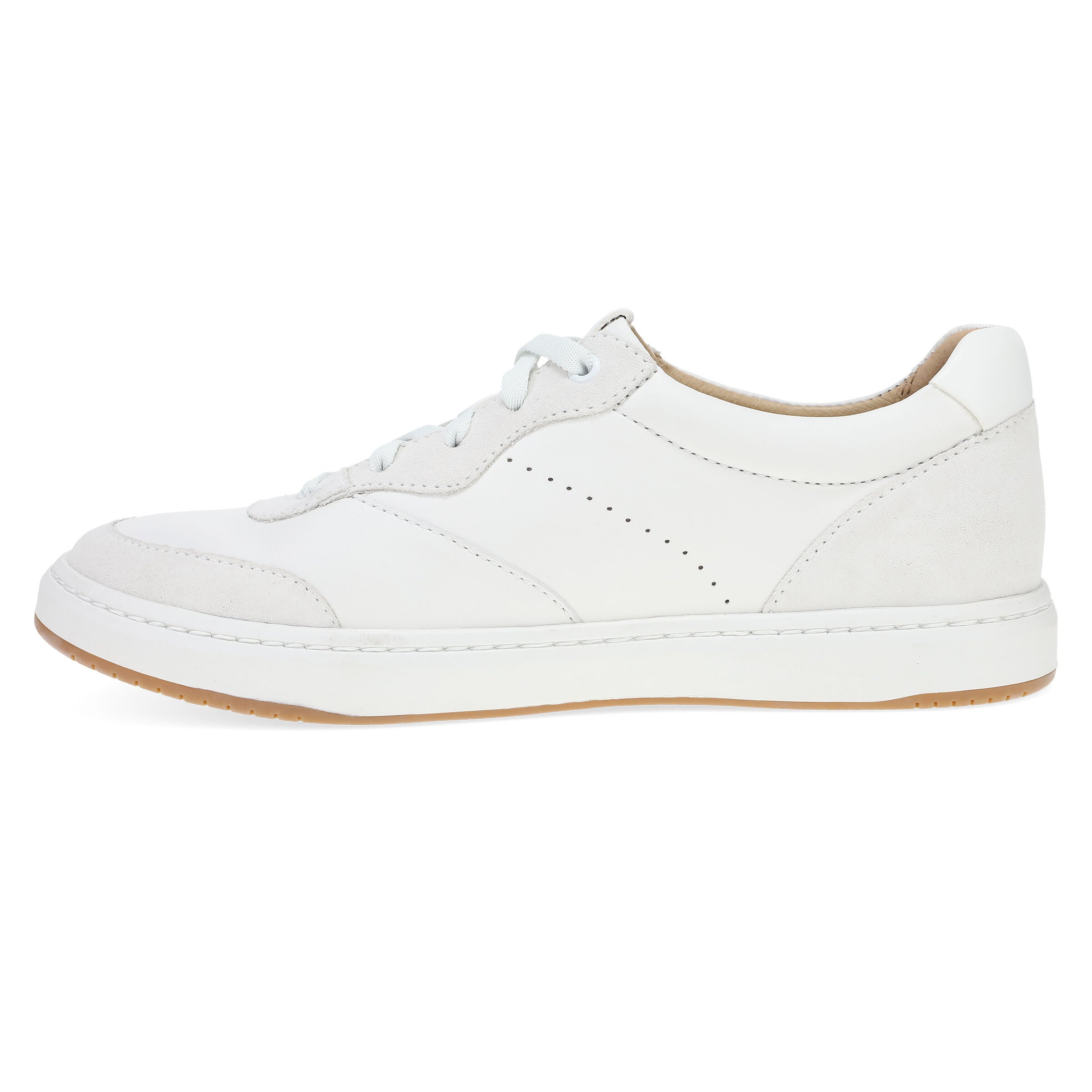 Josey Laceup Sneaker, WHITE, alternate image number 6