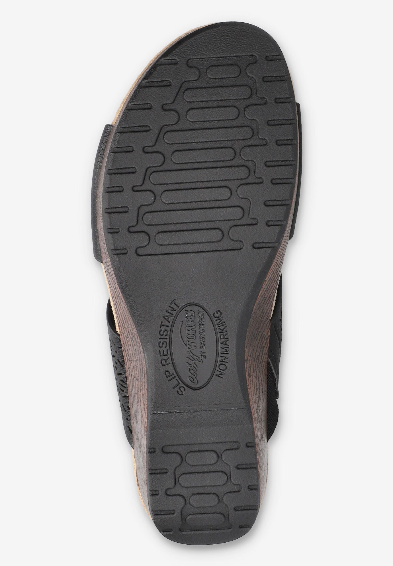 Rin Slip-Resistant Sandal, BLACK, alternate image number 5