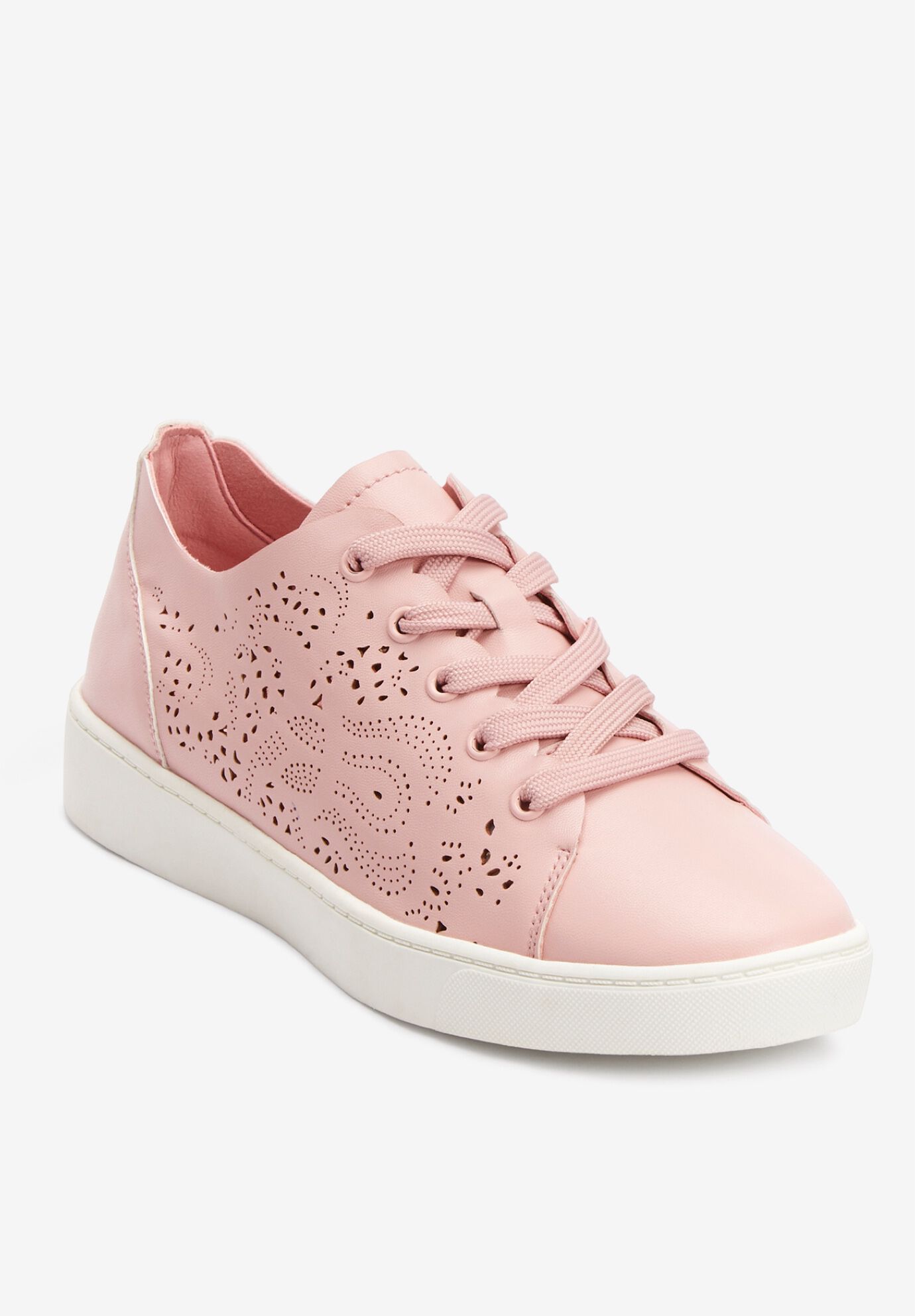 Ladies The Leanna Sneaker Soft Blush Jessica London
