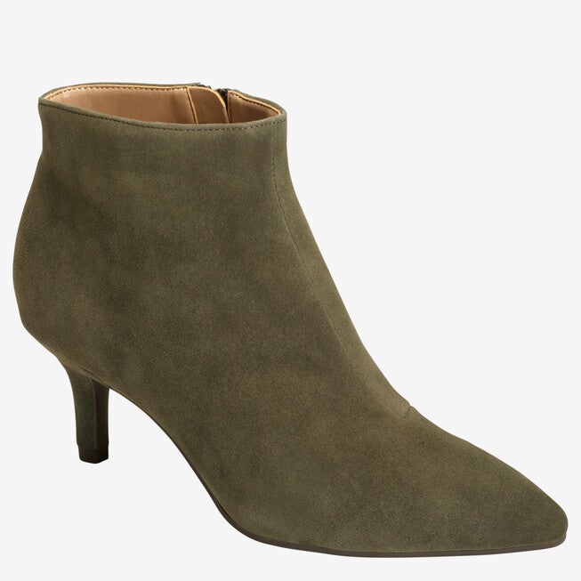 Epigram Bootie , DARK GREEN SUEDE, hi-res image number null