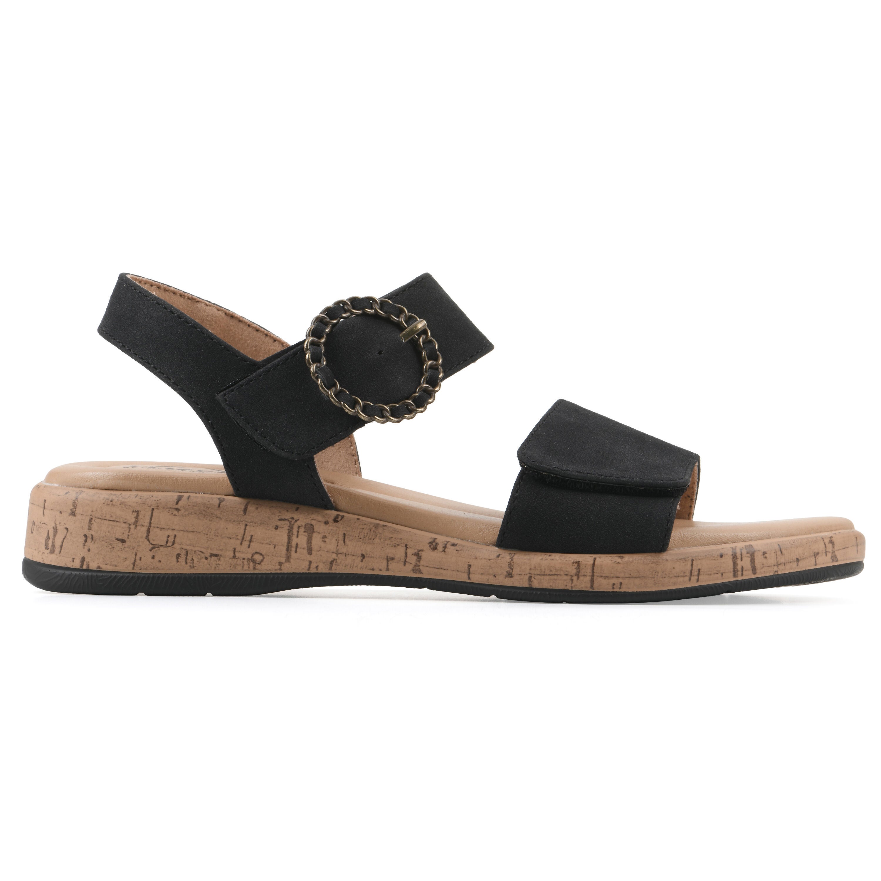 Bonique Dress Sandal, BLACK SUEDED SMOOTH, alternate image number 2