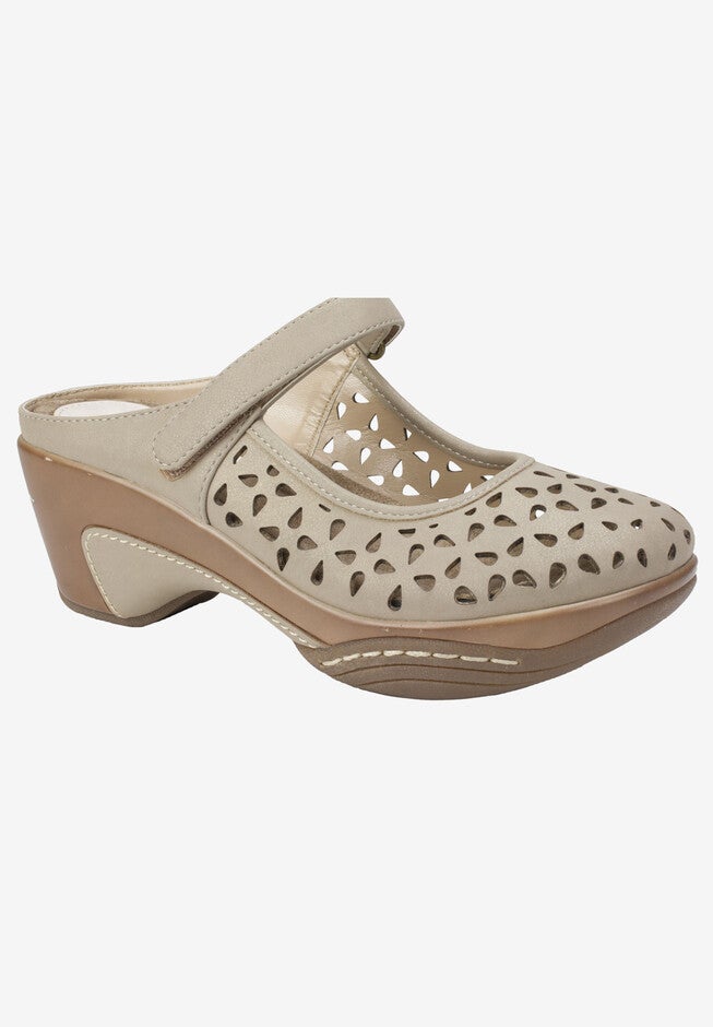Vienna Mule , LT TAUPE SUEDED, hi-res image number null