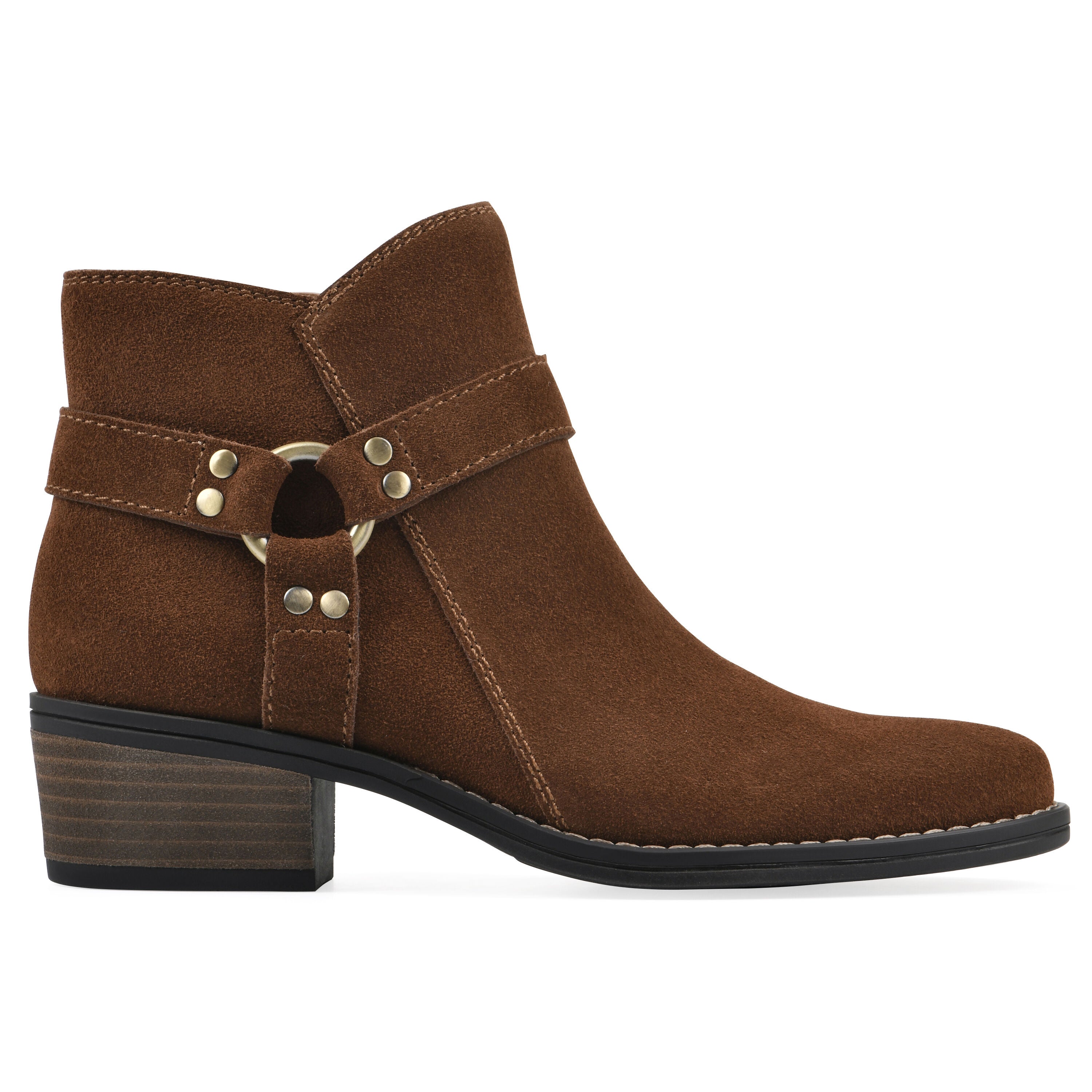 Altossa Western Bootie, HAZEL SUEDE, alternate image number 2