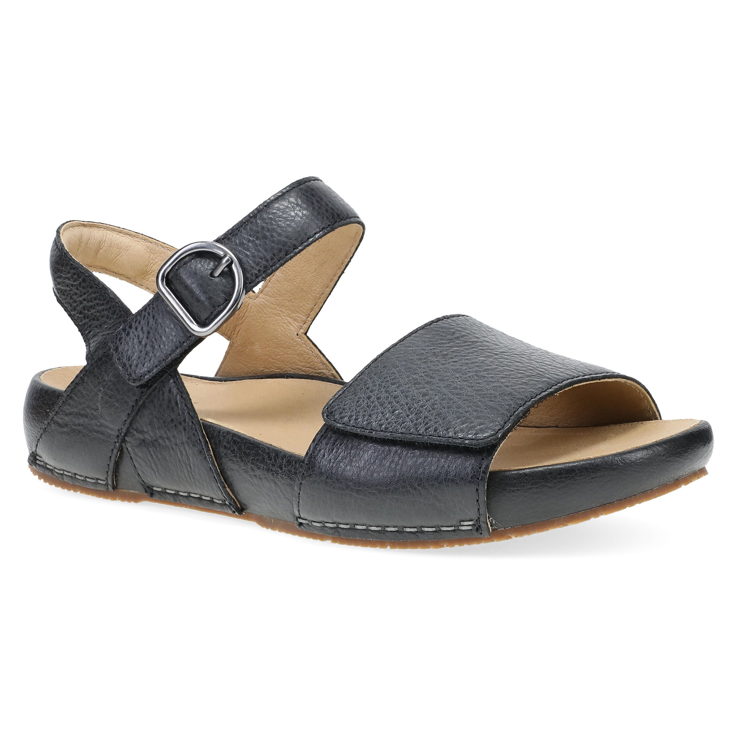 Tinsley Leather  Sandal, BLACK, hi-res image number 0