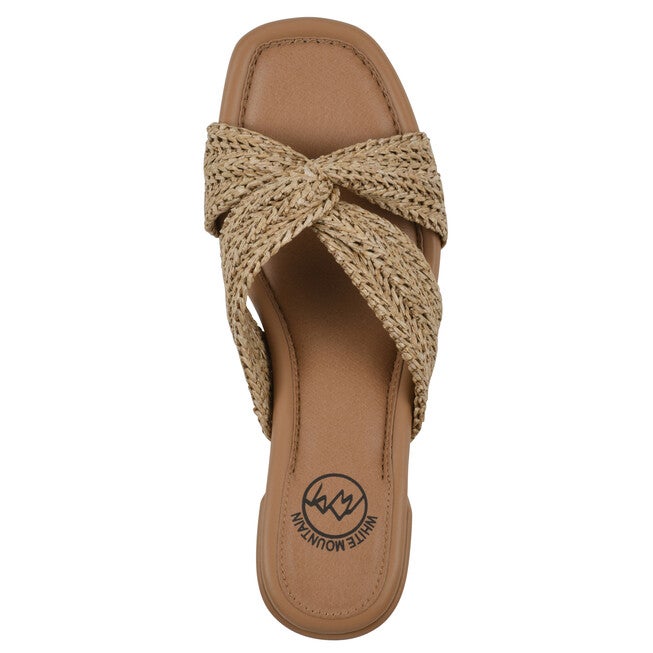 Mills Heeled Sandal, DARK NATURAL, alternate image number null