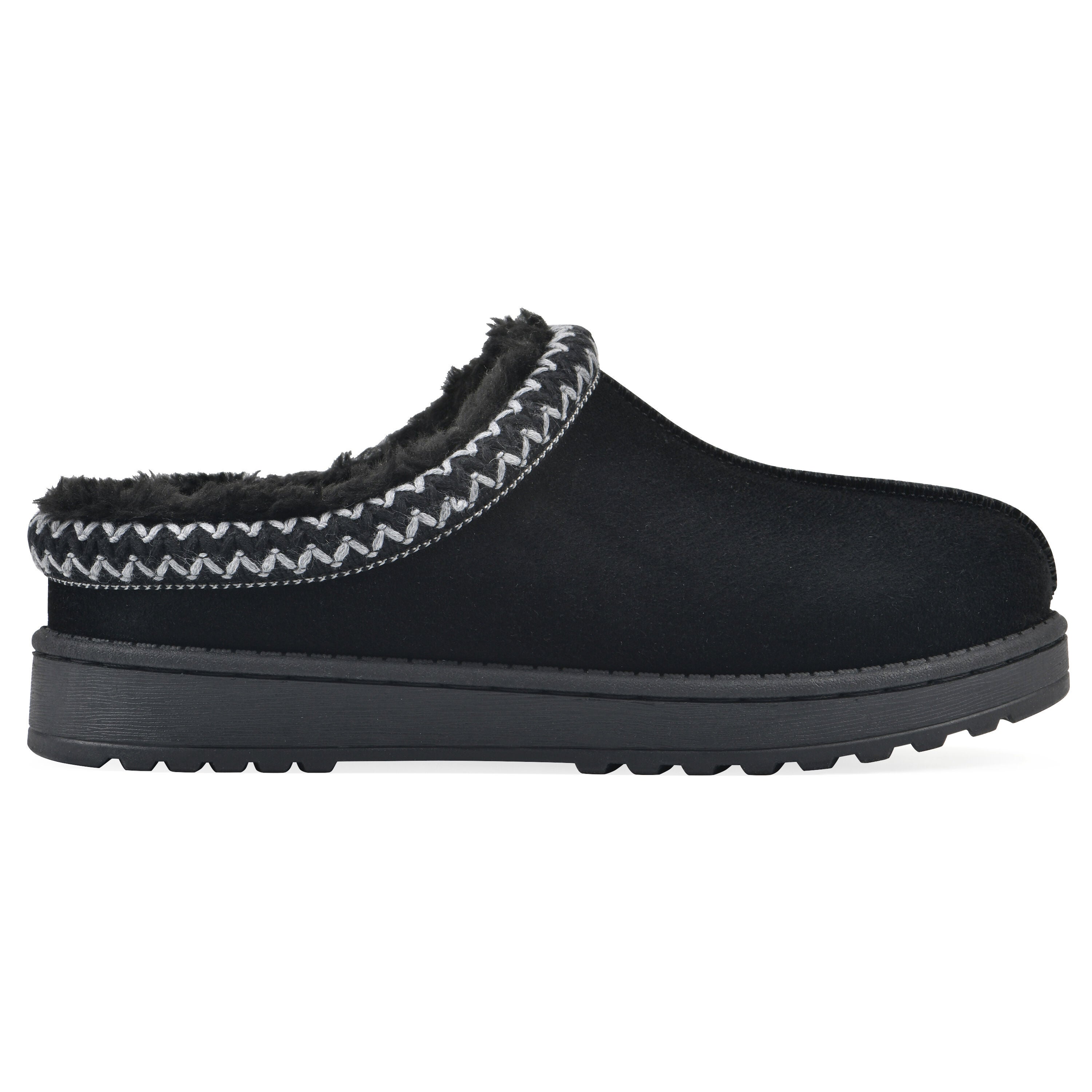 Icebin Clog Slipper, BLACK FABRIC, alternate image number 2