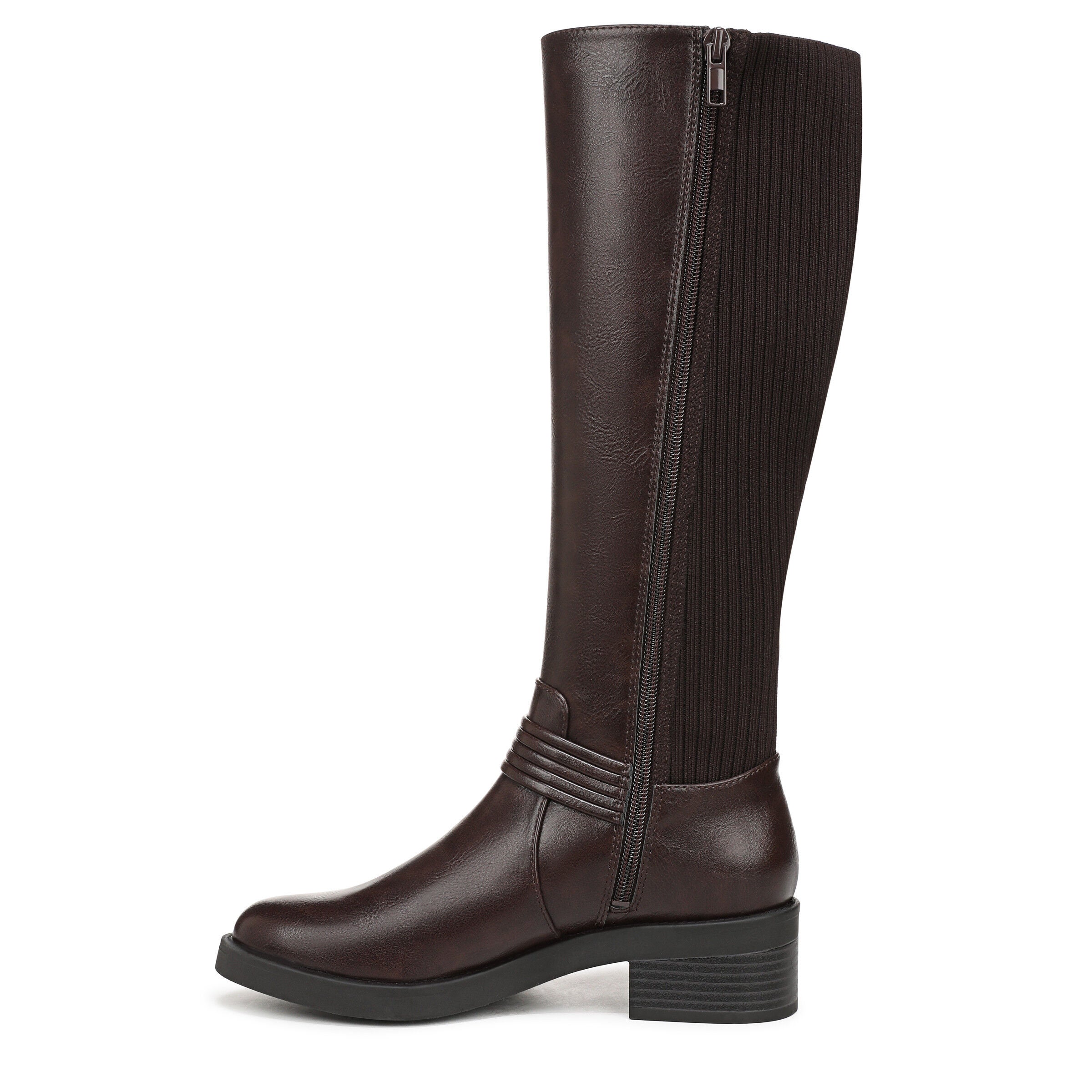 Brighton Tall Boot, DARK BROWN, alternate image number 5