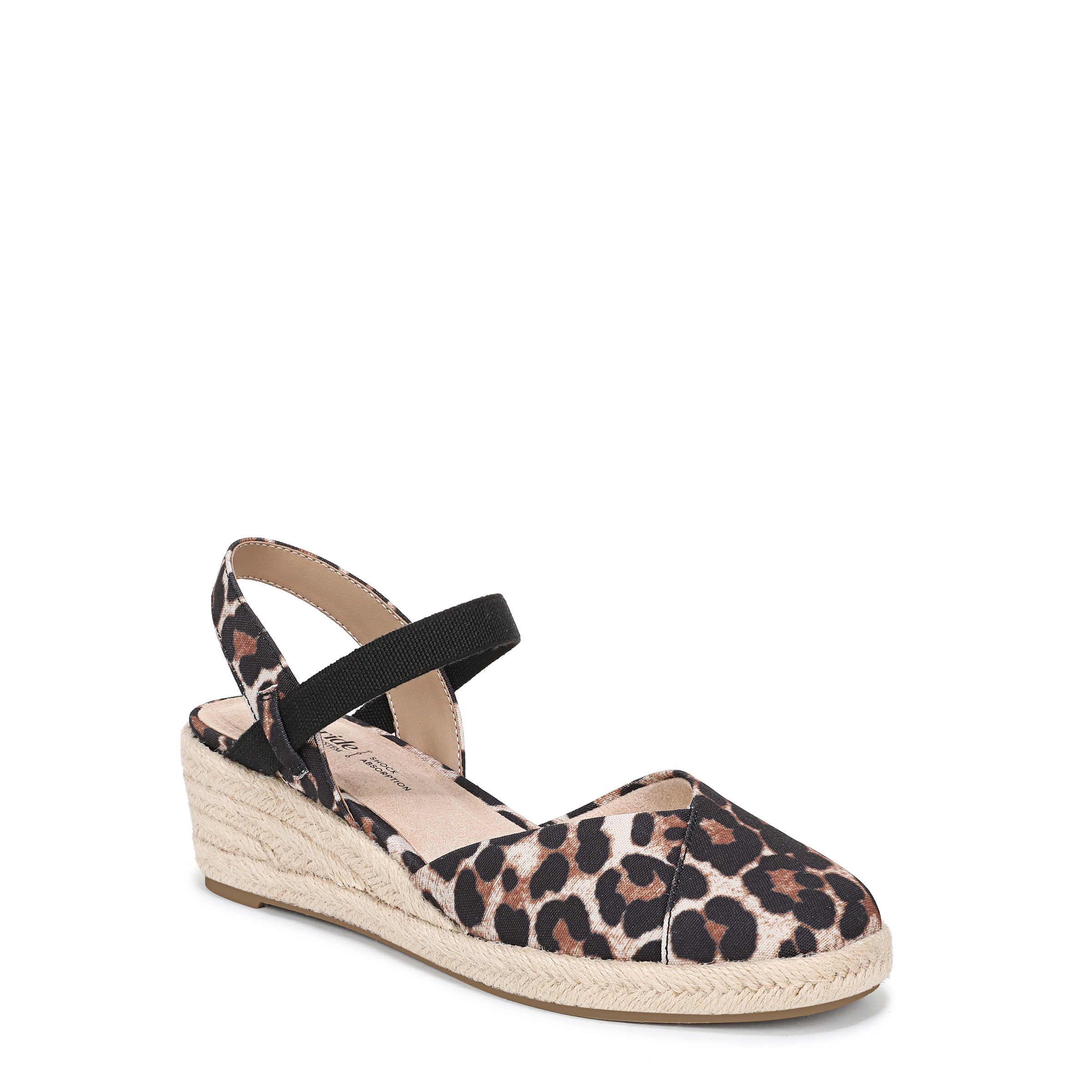 Pilar Wedge Sandal, LIGHT LEOPARD, hi-res image number 0