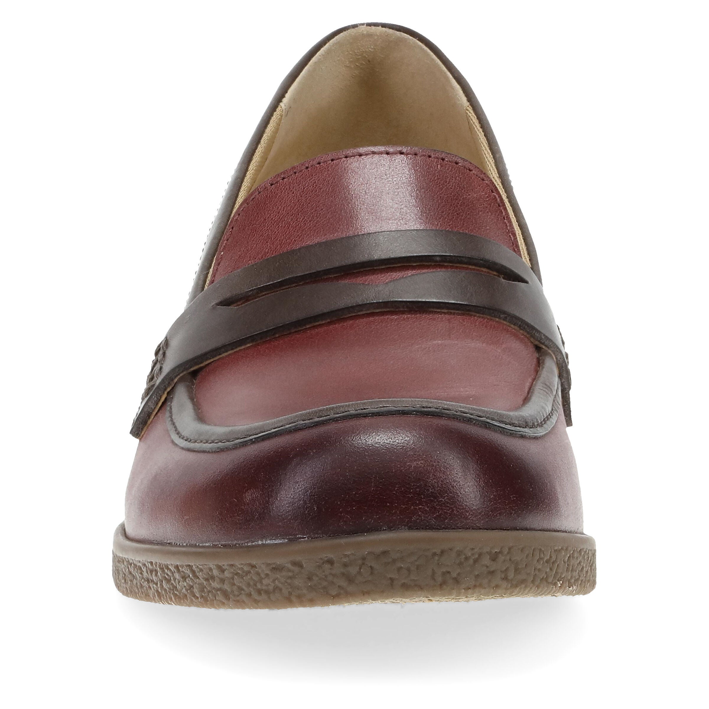 Danica Slip On Loafer, PLUM CHOCOLATE, alternate image number 2