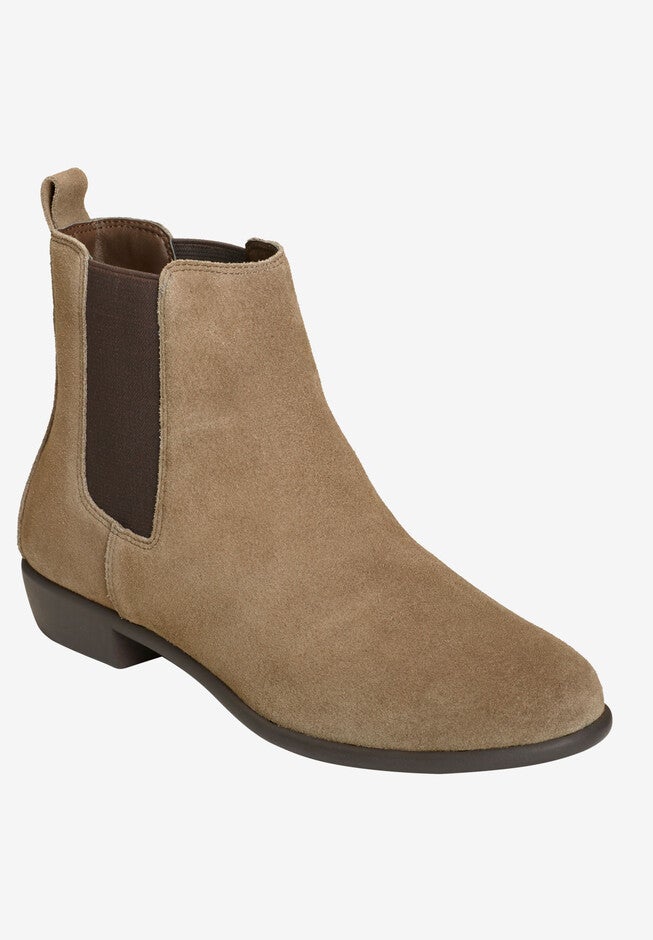 Step Dance Bootie , TAUPE SUEDE, hi-res image number null
