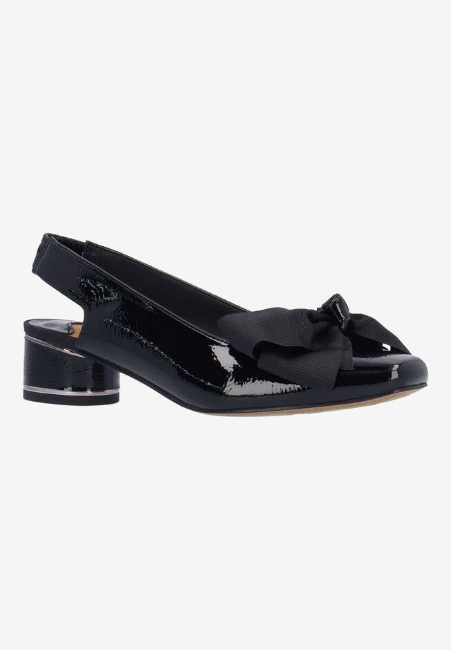 Lazule Sling Back Pump Jessica London lazule-sling-back-pump-jessica-london