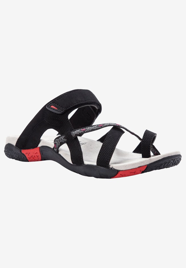 Eleri Sandal , BLACK RED, hi-res image number null