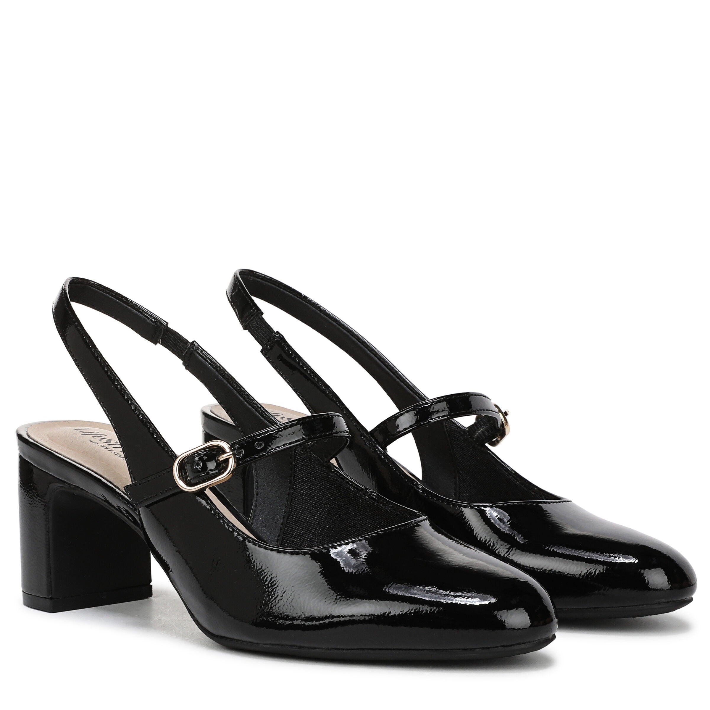 Trust Slingback, BLACK PATENT, alternate image number 2