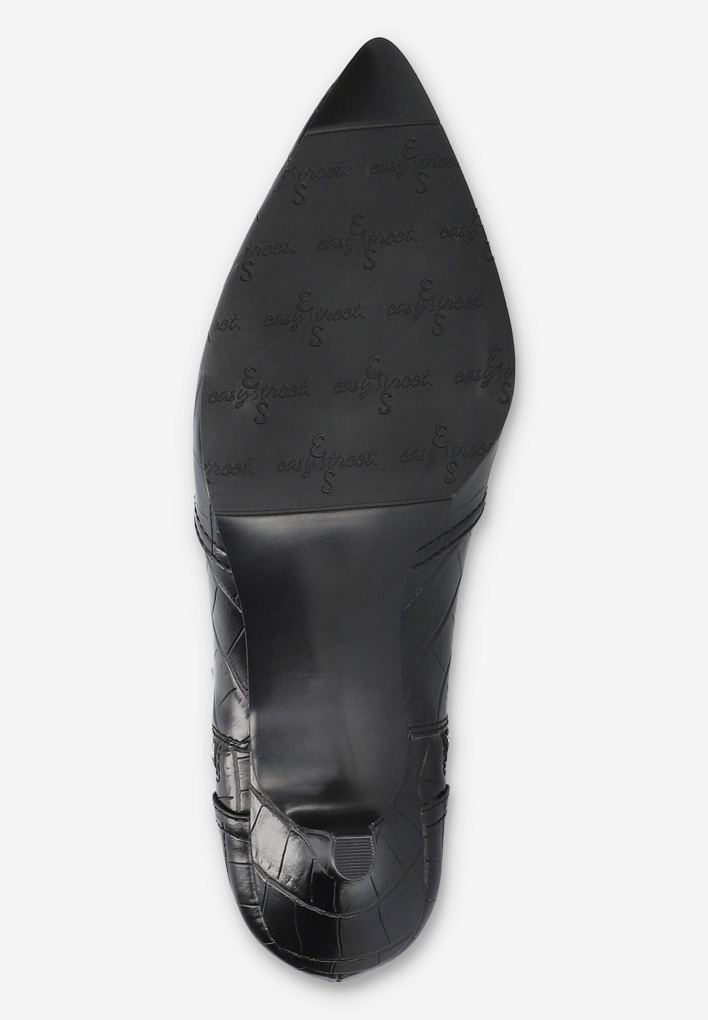 Annalee Dress Ankle Boot, BLACK CROCO, alternate image number 5