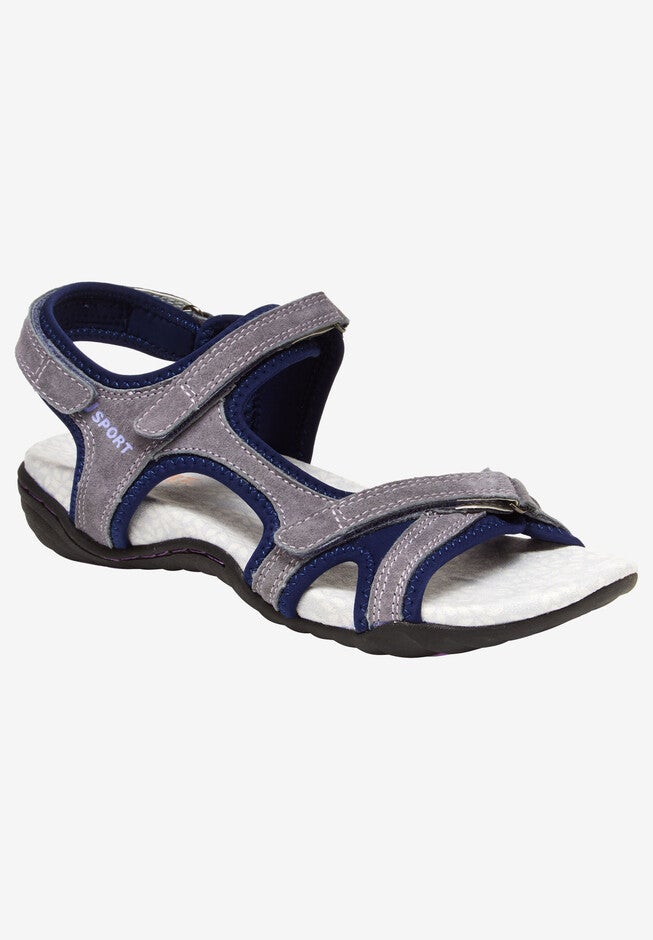 Pluto Encore Sandal by JSPORT , DENIM BLUE, hi-res image number null