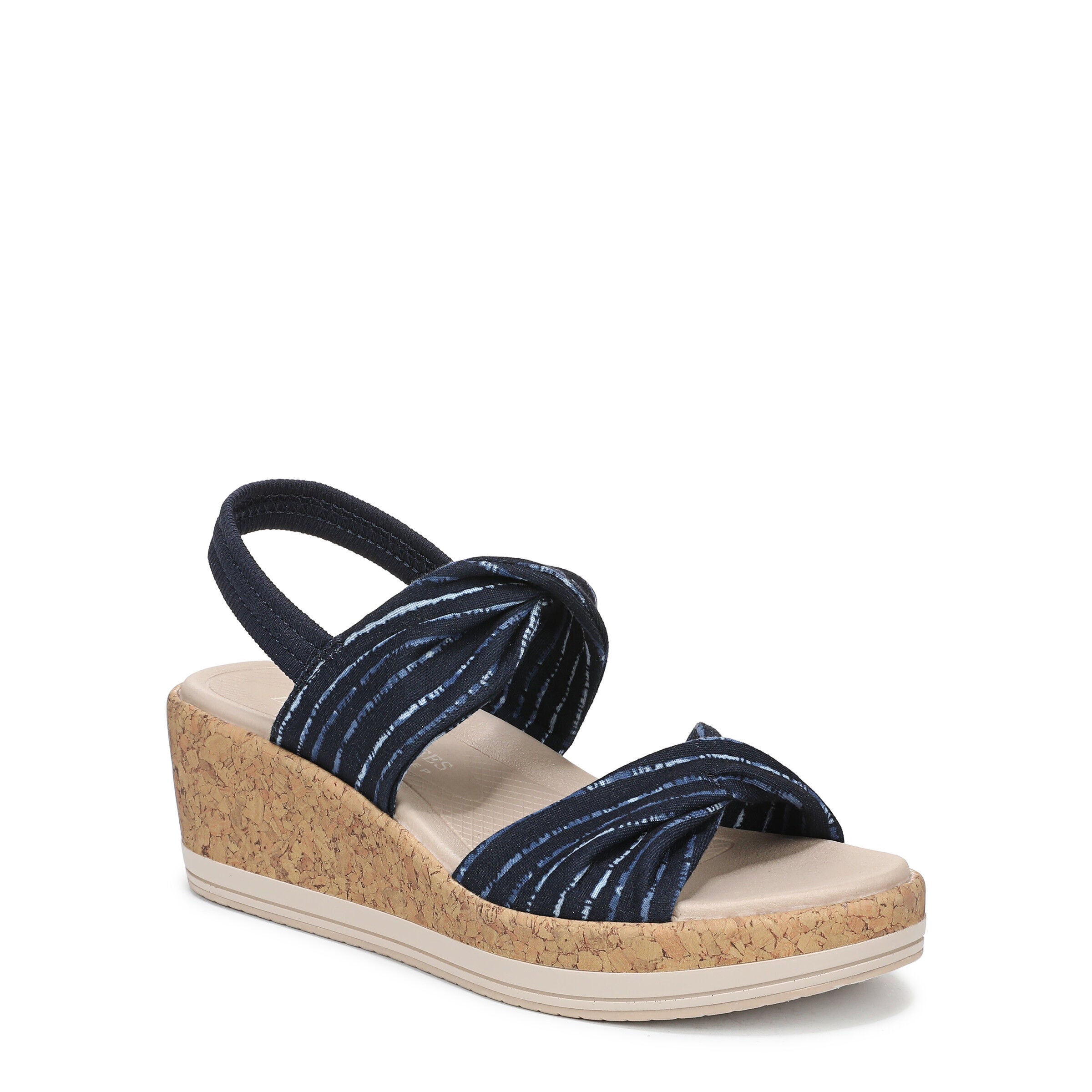 Riley Slingback Wedge Sandal, NAVY BLUE MULTI, hi-res image number 0