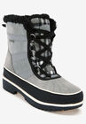 The Brienne Waterproof Boot , GREY PLAID, hi-res image number null