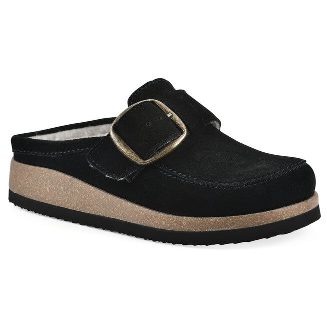 Bueno Footbeds Clog, BLACK SUEDE FF, hi-res image number 0