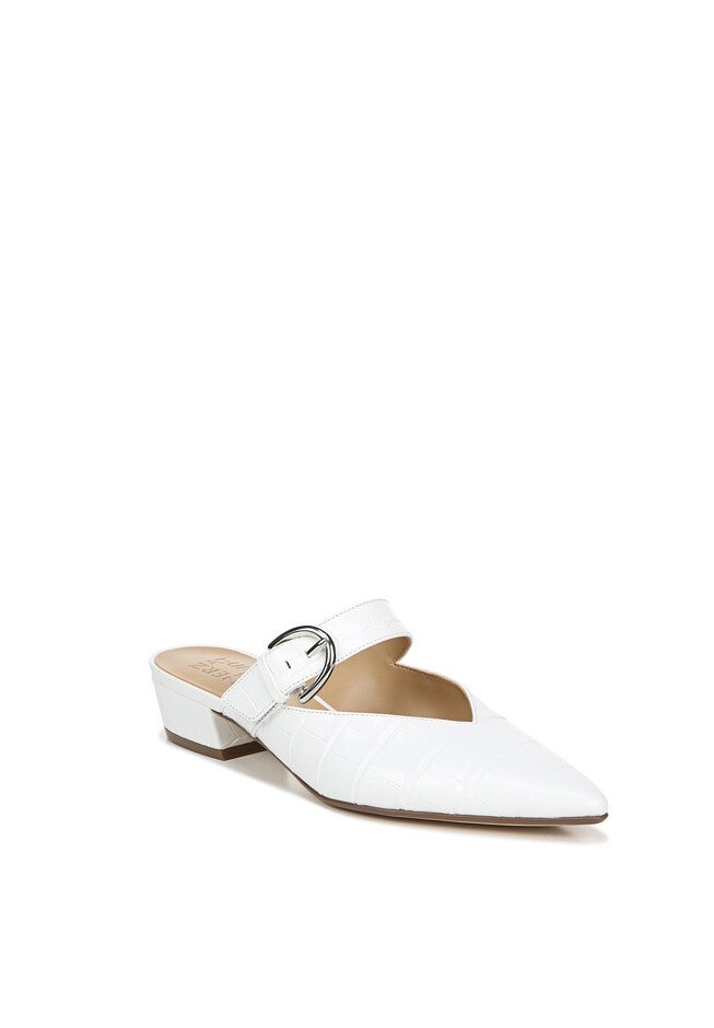 Bess Mule , WHITE LEATHER CROCO, hi-res image number 0