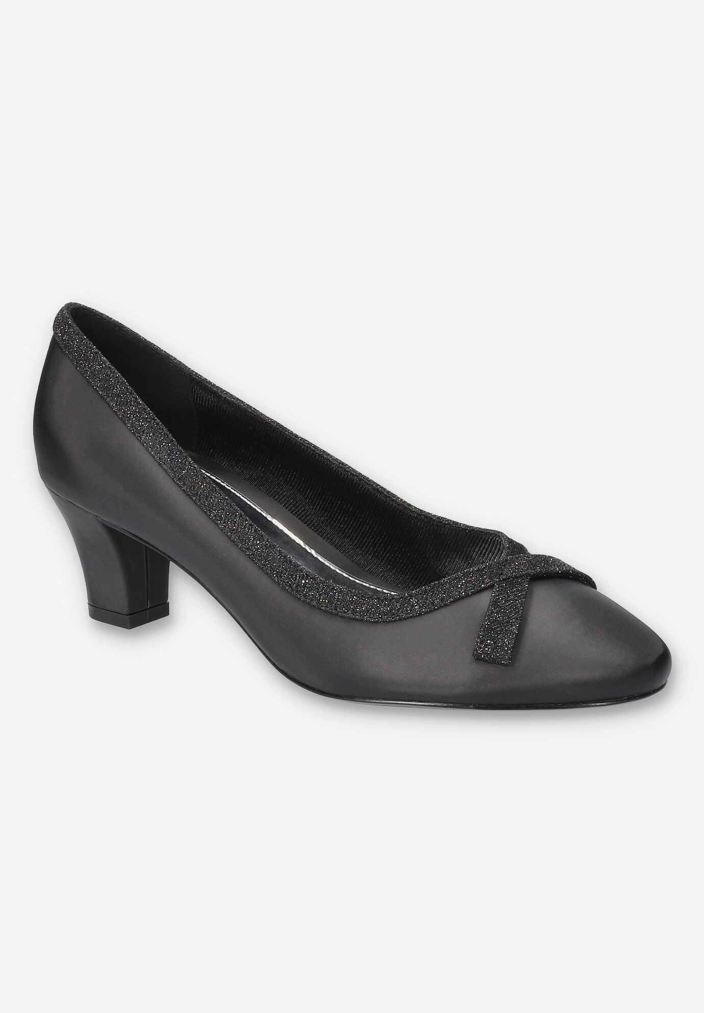 Kata Pump, BLACK SATIN, hi-res image number 0