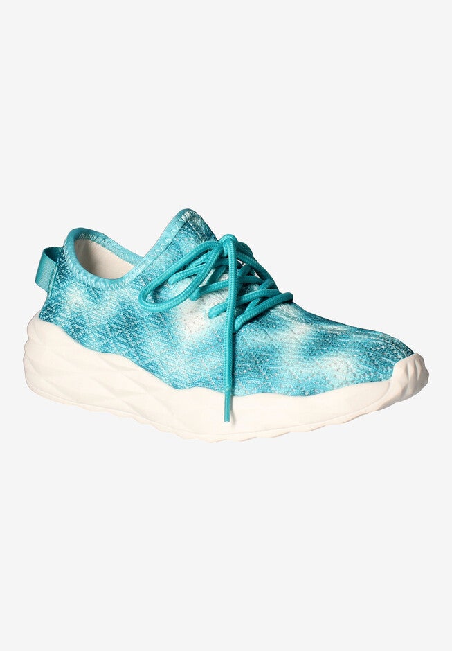 Badrika Sneakers, AQUA TIE DYE, hi-res image number null