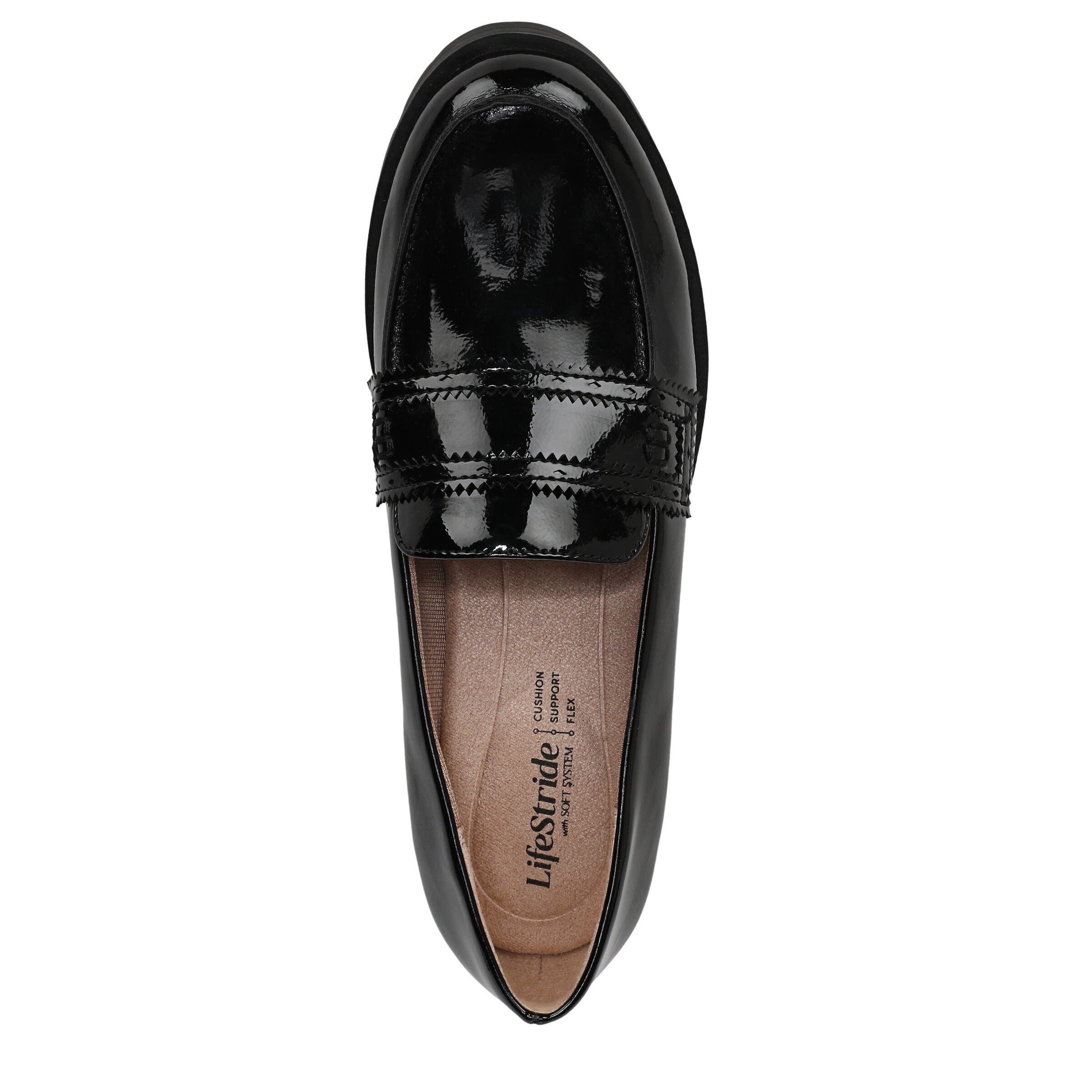 London Loafer, BLACK PATENT, alternate image number 6