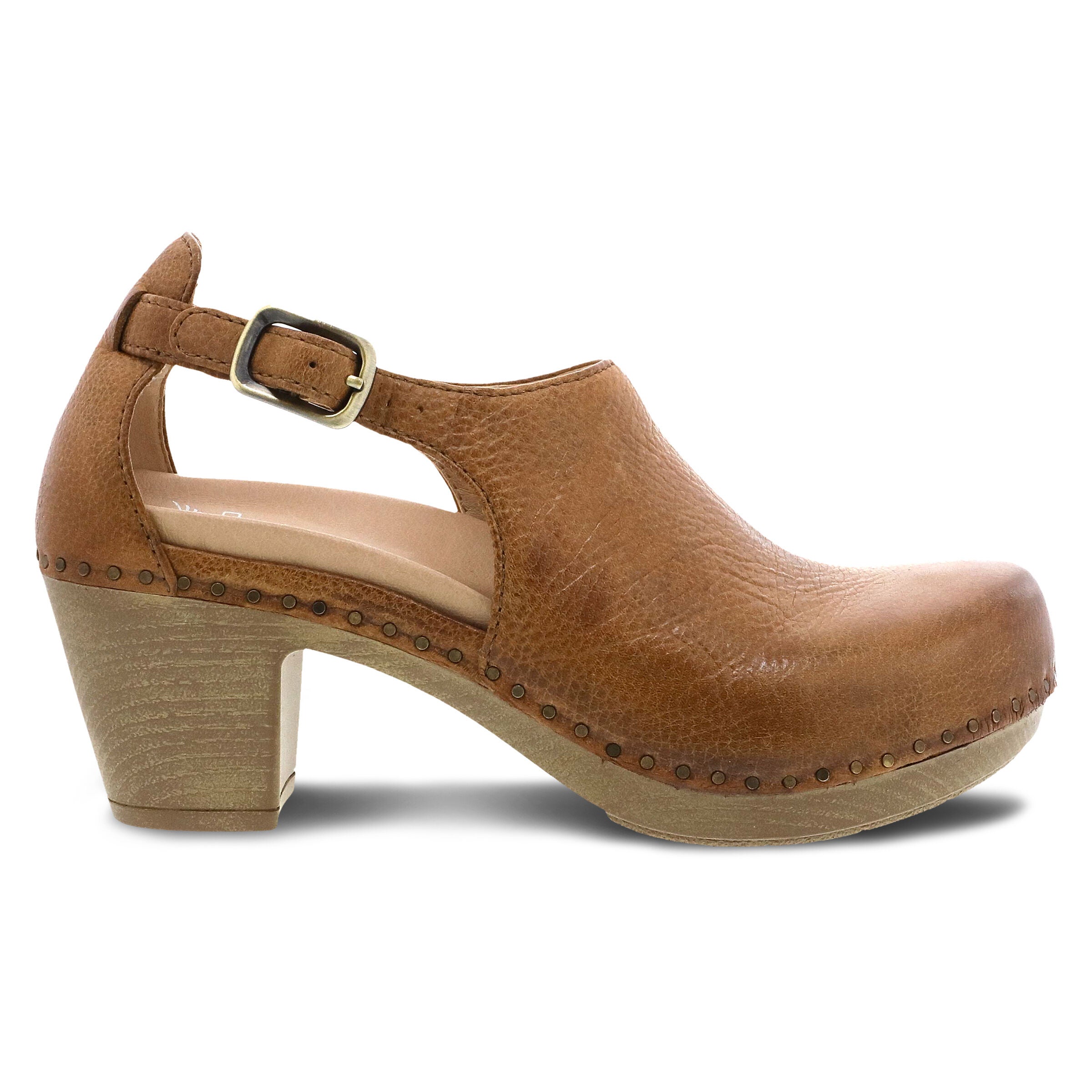 Sassy Slip On Heel, TAN, alternate image number 4