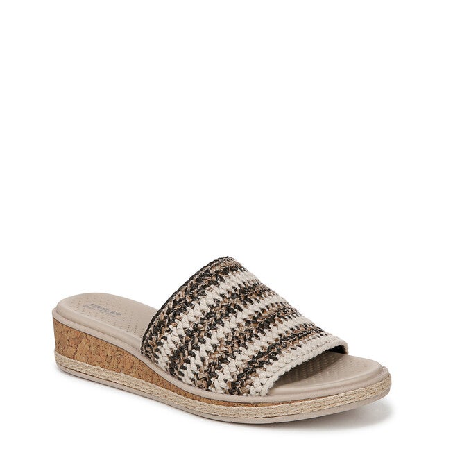 Breezy Sandal, BLACK RAFFIA, hi-res image number null