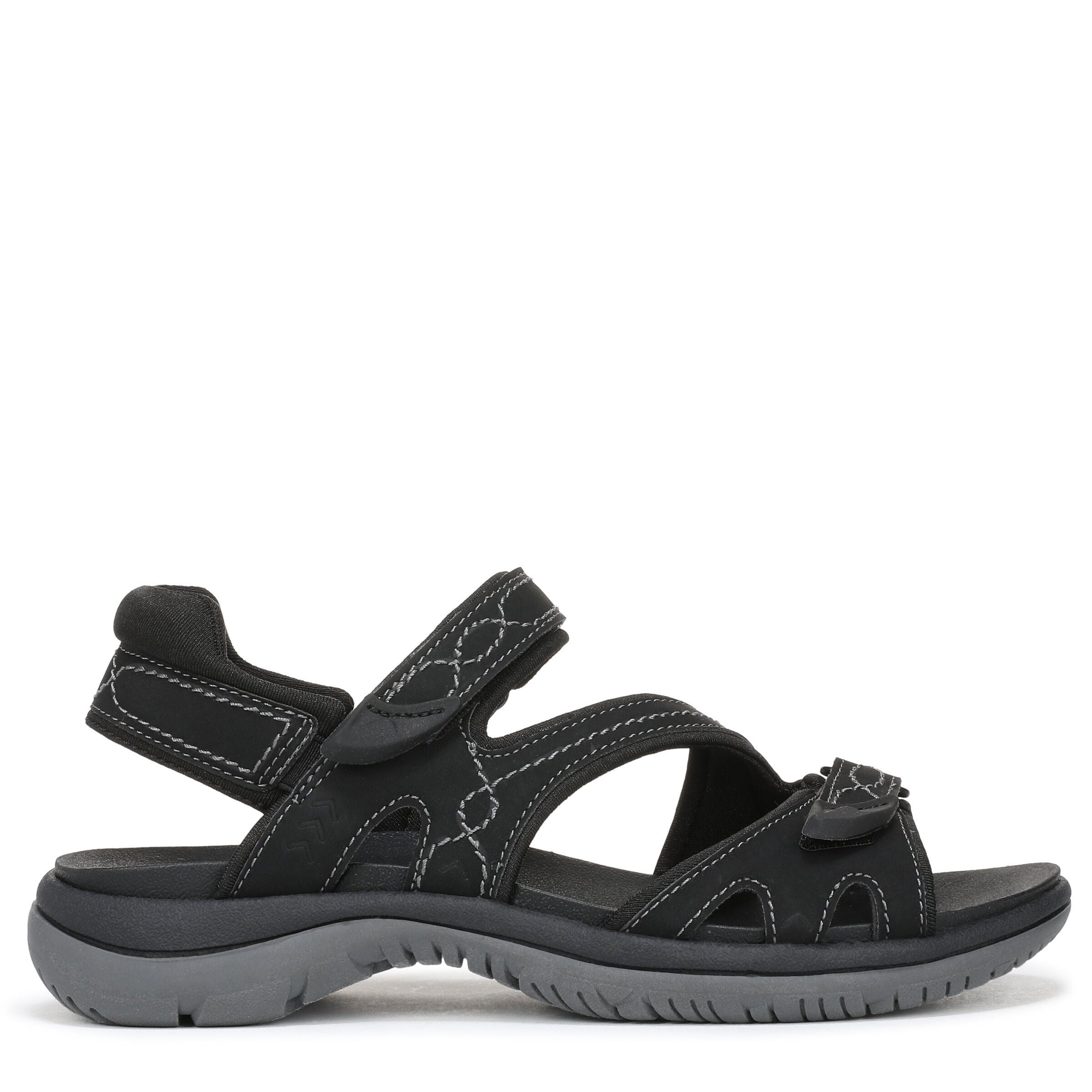Adelle Sport Sandal, BLACK, alternate image number 3