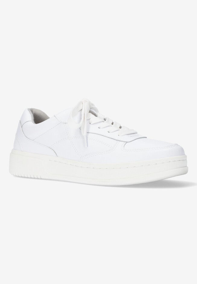 Goal Sneakers, WHITE LEATHER, hi-res image number 0