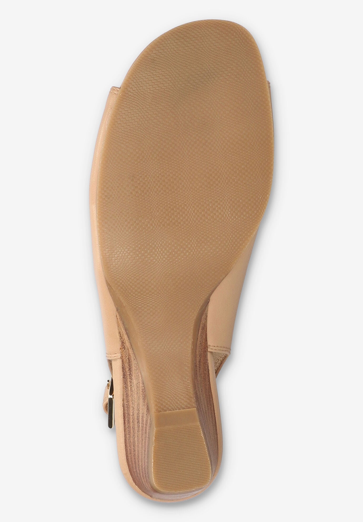 Yakira Wedge Sandal, NATURAL LEATHER, alternate image number 5