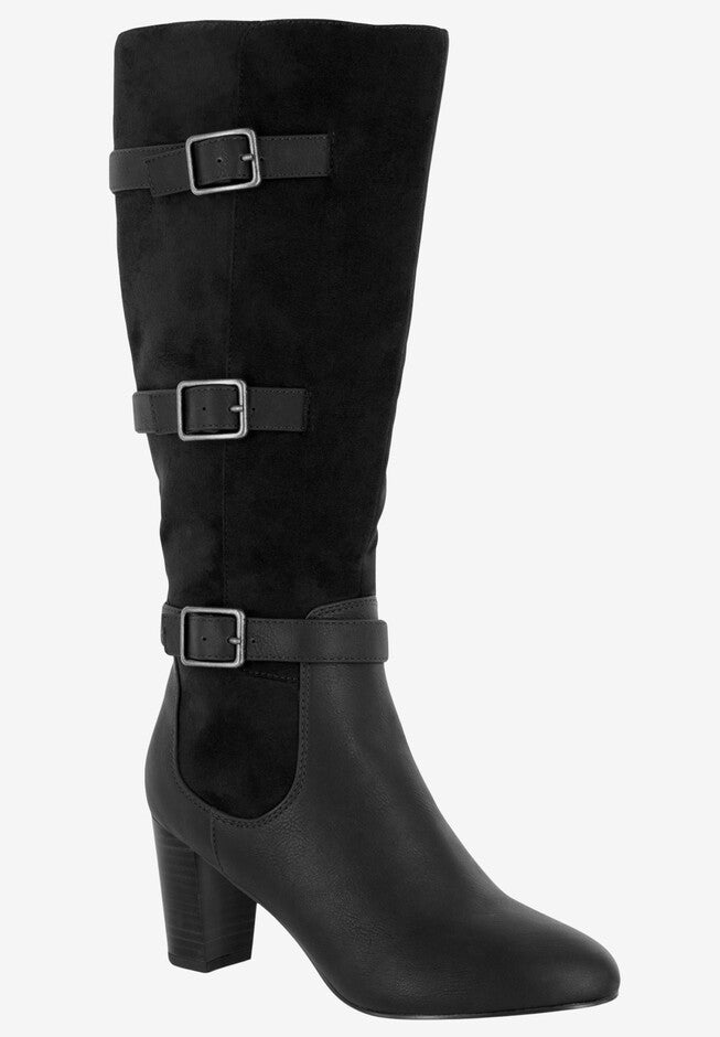 Talina II Boots by Bella Vita®, BLACK SUPER SUEDE, hi-res image number null