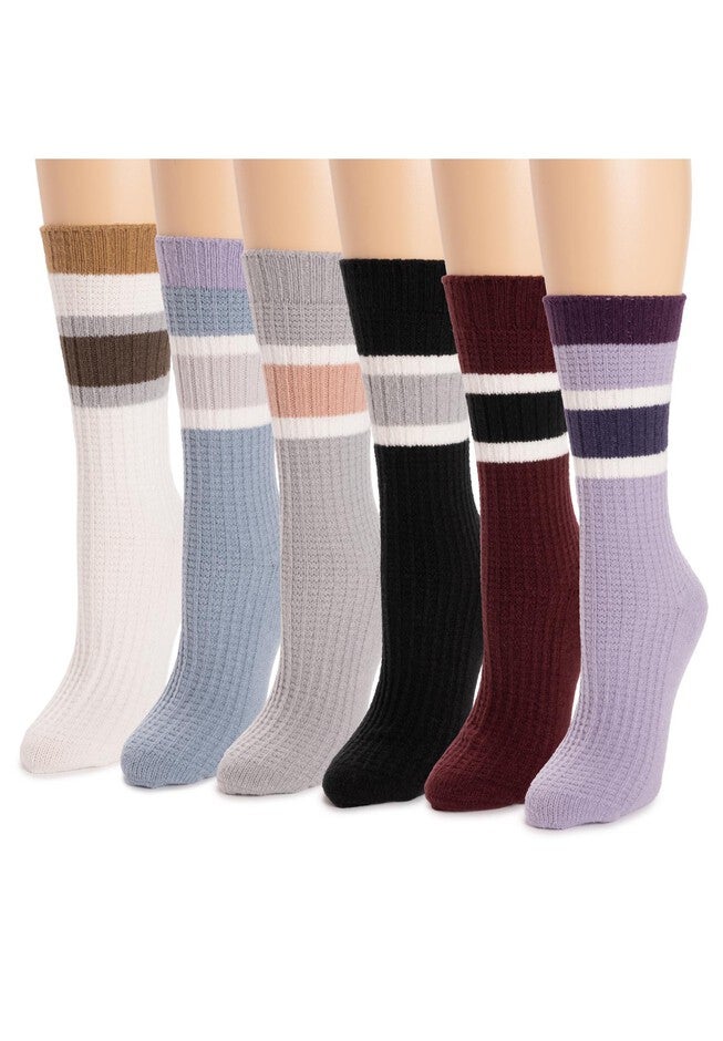 Microfiber 6 Pack) Boot Socks, , on-hover image number null