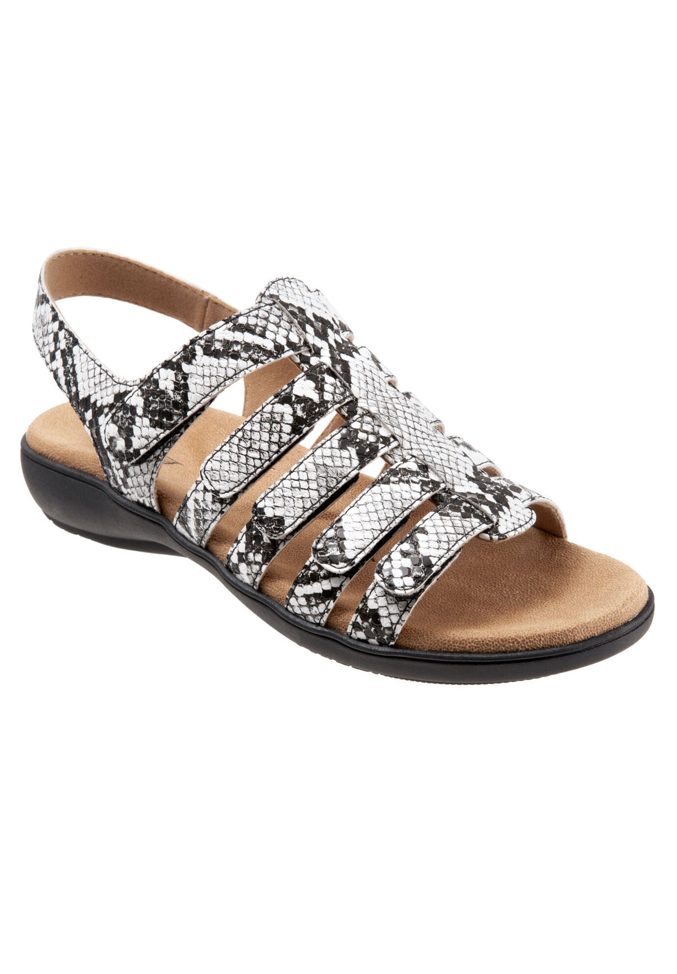 Tiki Tool Sling Back Sandal, BLACK WHITE, hi-res image number 0