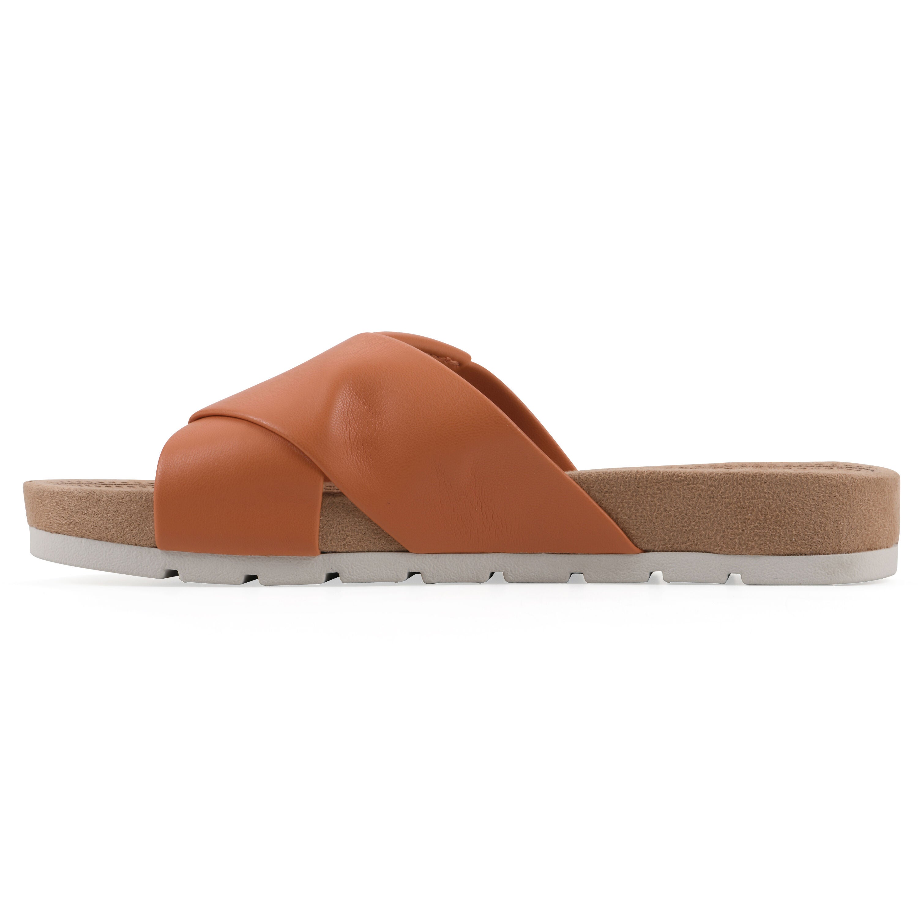 Tincie Slide Sandal, ORANGE SMOOTH, alternate image number 3