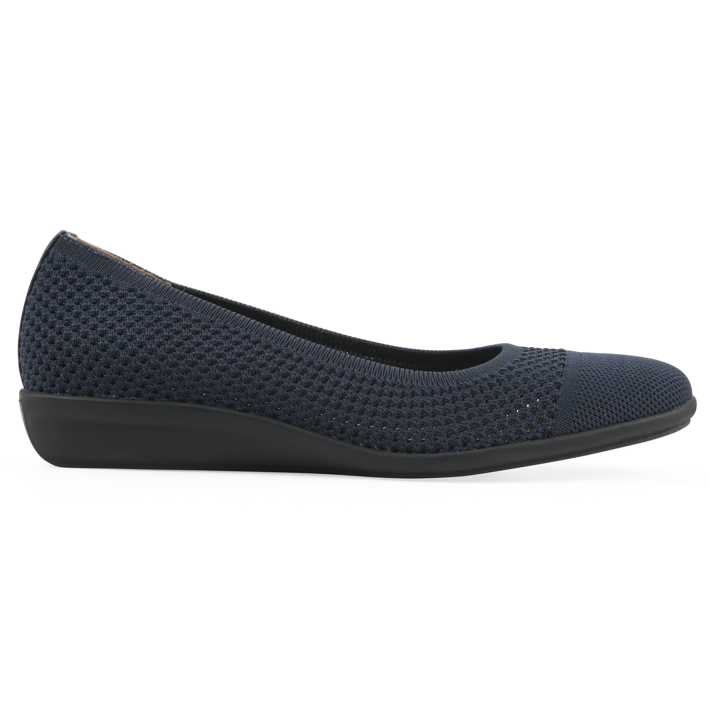Florian Ballet Flat, NAVY FABRIC, alternate image number 2